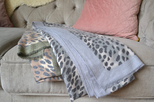 Leopard print scarf