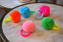 Load image into Gallery viewer, Pom Pom Neon Hair bands