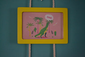 Dinosaur hanging photo frame