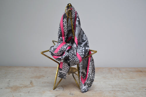 Snakeskin print Scarf