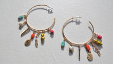 Load image into Gallery viewer, Romany Hoop earrings