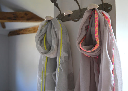 Slim Cotton scarves. Sale!