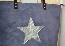 Load image into Gallery viewer, Suede Star Tote