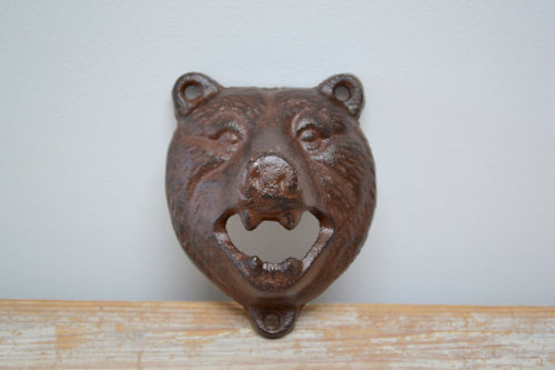 Bear Head Bottle Opener