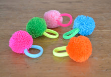 Load image into Gallery viewer, Pom Pom Neon Hair bands
