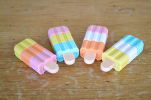 La Petite Glacier - set of 4 erasers
