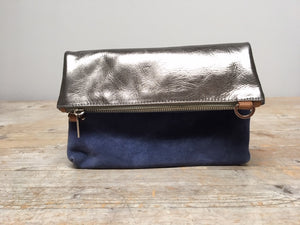 Leather clutch/messenger bag