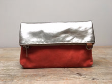 Load image into Gallery viewer, Leather clutch/messenger bag