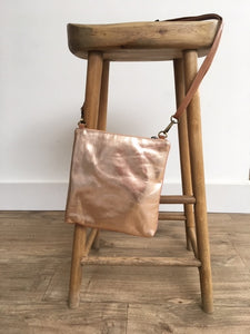Leather clutch/messenger bag