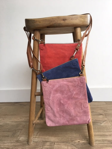 Leather clutch/messenger bag
