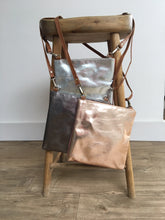 Load image into Gallery viewer, Leather clutch/messenger bag