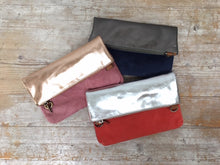 Load image into Gallery viewer, Leather clutch/messenger bag