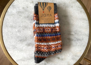 Men & Women's Wool blend patterned socks