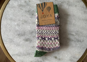 Men & Women's Wool blend patterned socks