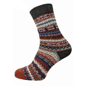 Men & Women's Wool blend patterned socks