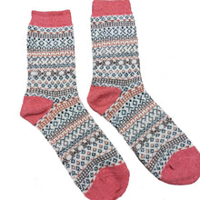 Load image into Gallery viewer, Men &amp; Women&#39;s Wool blend patterned socks